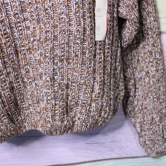 Women's Drop Shoulder Rib Knit Sweater - Picture 2 of 4